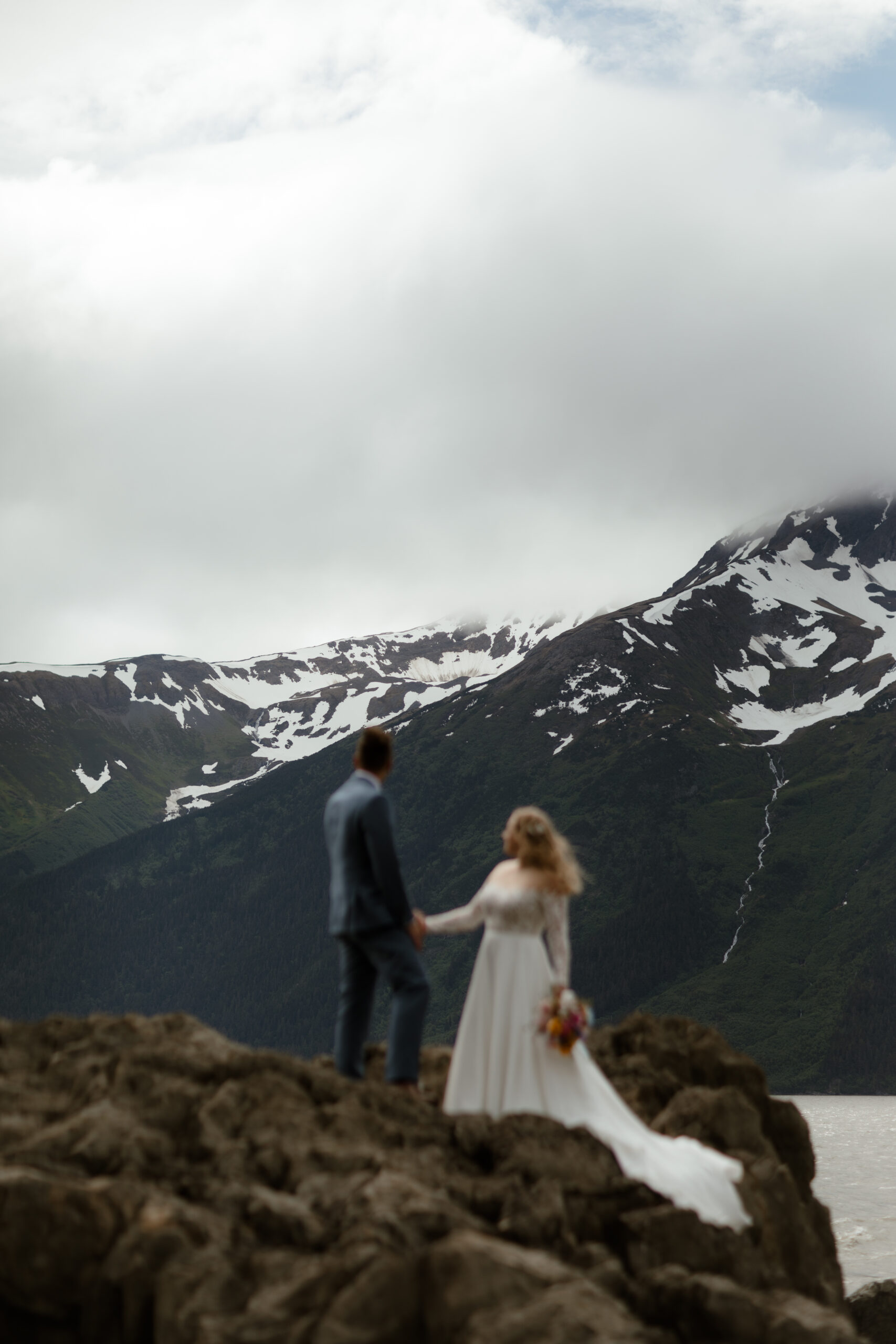 Bird Point Wedding Turnagain Arm Girdwood Alaska