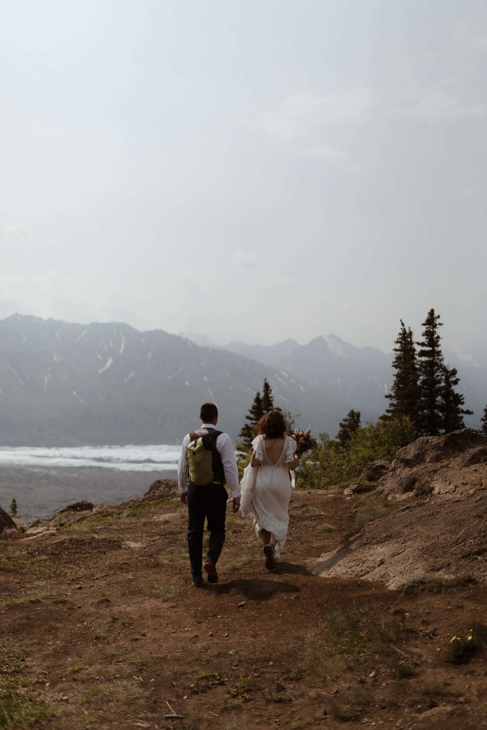 Alaska Wedding Glacier Hiking Day-After Session